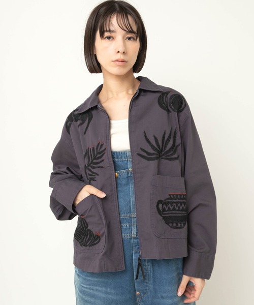 RNA-N(アールエヌエーエヌ)の「J2188 エンブロイダリーブルゾン(ブルゾン・レディース・グレー系その他/カーキ・FREE)」の21枚目の写真