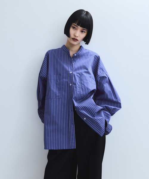 ADAM ET ROPE'(アダムエロペ)の「【一部サイト限定】TCブロードバンドカラーシャツ(シャツ/ブラウス・レディース・ブルー系その他5/ブルー系その他4/ホワイト系その他5/サックスブルー/ベージュ系その他/ピンク・FREE)」の8枚目の写真