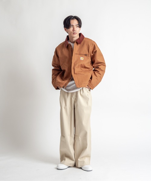 Carhartt（カーハート）の「【CARHARTT】メンズジャケット　デトロイトジャケット 103828（ブルゾン・メンズ・ブラック/ブラウン・S/L/XL/XXL/M）」の6枚目の写真