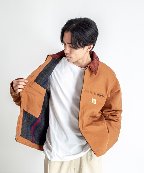 Carhartt（カーハート）の「【CARHARTT】メンズジャケット　デトロイトジャケット 103828（ブルゾン・メンズ・ブラック/ブラウン・S/L/XL/XXL/M）」の8枚目の写真