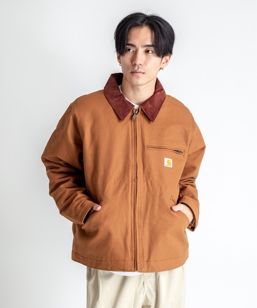 Carhartt（カーハート）の「【CARHARTT】メンズジャケット　デトロイトジャケット 103828（ブルゾン・メンズ・ブラック/ブラウン・S/L/XL/XXL/M）」の10枚目の写真