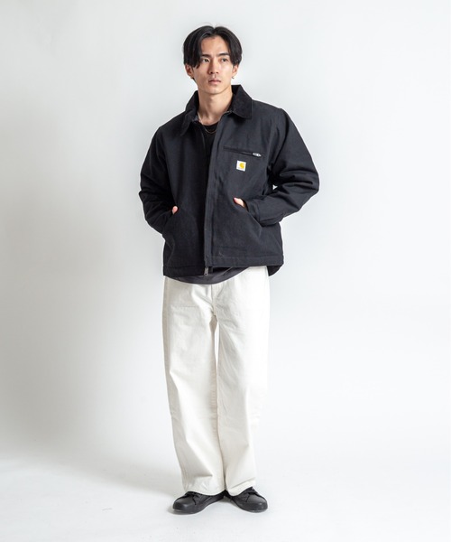 Carhartt（カーハート）の「【CARHARTT】メンズジャケット　デトロイトジャケット 103828（ブルゾン・メンズ・ブラック/ブラウン・S/L/XL/XXL/M）」の14枚目の写真
