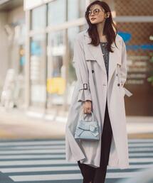 PROPORTION BODY DRESSING | ＜防シワ/花粉リリース＞ベーシックトレンチコート / 1216152101(トレンチコート)