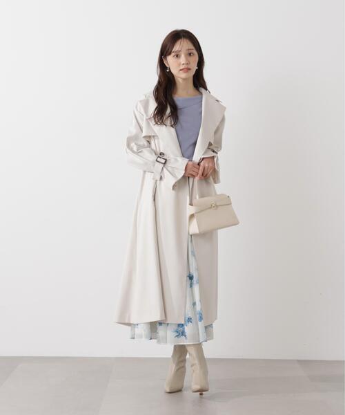 PROPORTION BODY DRESSING（プロポーションボディドレッシング）の「＜防シワ/花粉リリース＞ベーシックトレンチコート / 1216152101（トレンチコート・レディース・ベージュ/ホワイト系その他/グレー・SMALL/P/S/MEDIUM）」の5枚目の写真
