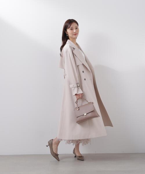 PROPORTION BODY DRESSING（プロポーションボディドレッシング）の「＜防シワ/花粉リリース＞ベーシックトレンチコート / 1216152101（トレンチコート・レディース・ベージュ/ホワイト系その他/グレー・SMALL/P/S/MEDIUM）」の13枚目の写真