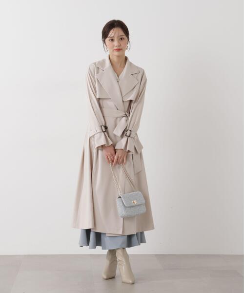 PROPORTION BODY DRESSING（プロポーションボディドレッシング）の「＜防シワ/花粉リリース＞ベーシックトレンチコート / 1216152101（トレンチコート・レディース・ベージュ/ホワイト系その他/グレー・SMALL/P/S/MEDIUM）」の18枚目の写真