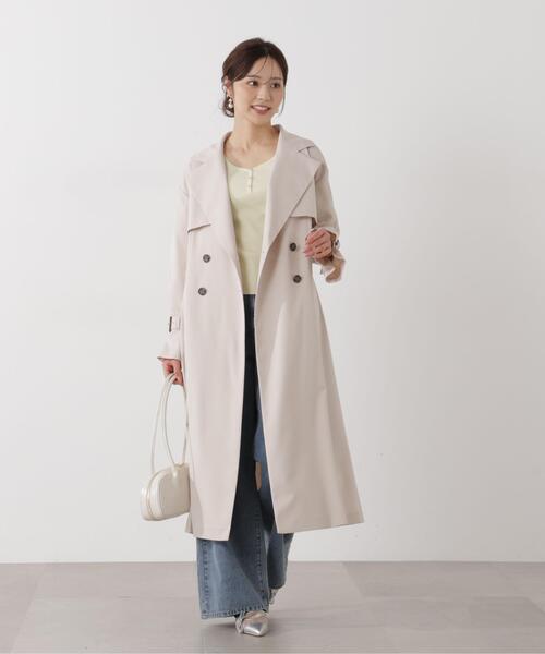PROPORTION BODY DRESSING（プロポーションボディドレッシング）の「＜防シワ/花粉リリース＞ベーシックトレンチコート / 1216152101（トレンチコート・レディース・ベージュ/ホワイト系その他/グレー・SMALL/P/S/MEDIUM）」の21枚目の写真