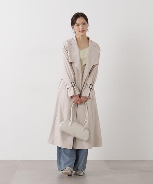 PROPORTION BODY DRESSING（プロポーションボディドレッシング）の「＜防シワ/花粉リリース＞ベーシックトレンチコート / 1216152101（トレンチコート・レディース・ベージュ/ホワイト系その他/グレー・SMALL/P/S/MEDIUM）」の22枚目の写真