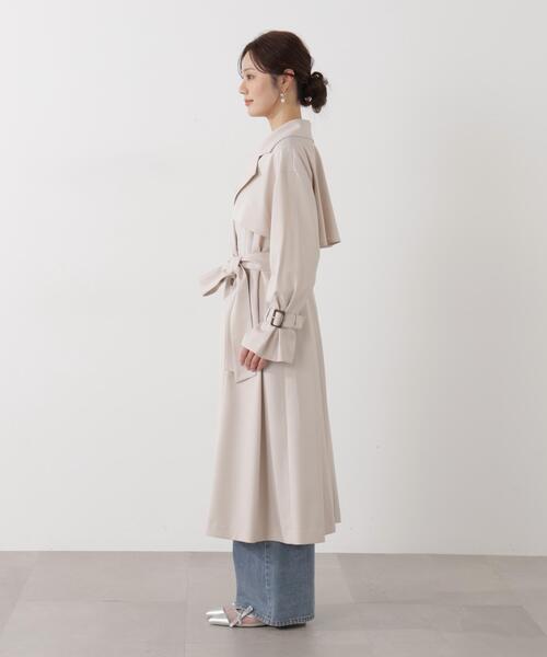 PROPORTION BODY DRESSING（プロポーションボディドレッシング）の「＜防シワ/花粉リリース＞ベーシックトレンチコート / 1216152101（トレンチコート・レディース・ベージュ/ホワイト系その他/グレー・SMALL/P/S/MEDIUM）」の18枚目の写真