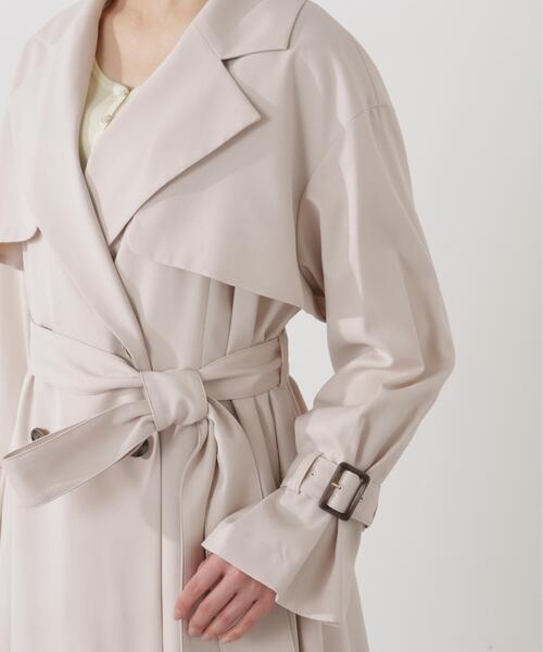 PROPORTION BODY DRESSING（プロポーションボディドレッシング）の「＜防シワ/花粉リリース＞ベーシックトレンチコート / 1216152101（トレンチコート・レディース・ベージュ/ホワイト系その他/グレー・SMALL/P/S/MEDIUM）」の12枚目の写真
