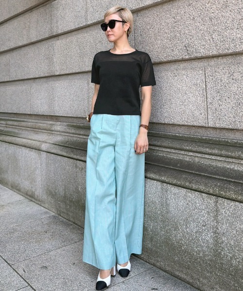 JENNE(ジェンヌ)の「和紙メイドクールサマーニット(ニット/セーター・レディース・ホワイト/ブラック・SMALL/MEDIUM/LARGE)」の12枚目の写真