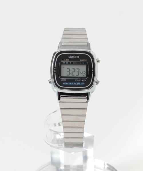 CASIO メタルスクエアデジタルウォッチ（アナログ腕時計）｜CASIO