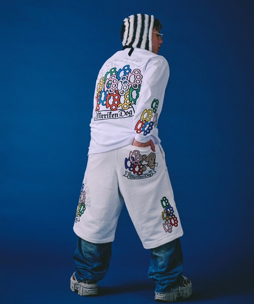 GALFY（ガルフィー）の「GALFY-メリケンHERTSショーツ（その他パンツ・メンズ・ホワイト/ブラック/オレンジ・L/XL）」の5枚目の写真