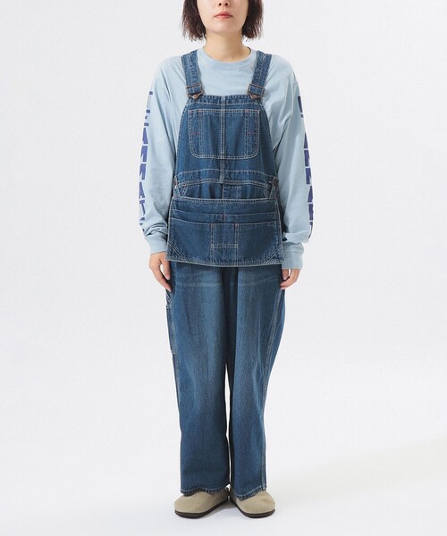 BEAMS BOY（ビームスボーイ）の「【別注】BIGMAC / エプロン オーバーオール（サロペット/オーバーオール・レディース・インディゴブルー/ライトブルー・MEDIUM/SMALL）」の8枚目の写真