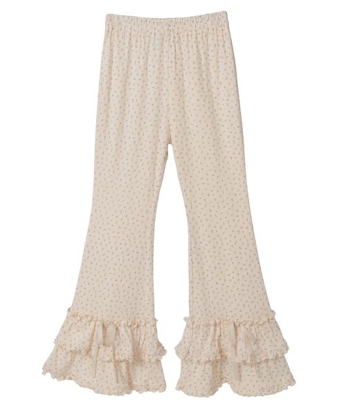 Candy Stripper（キャンディストリッパー）の「GARDEN FLARE パンツ（その他パンツ・レディース・アイボリー/ピンク/ヘザーグレー/ライトブルー・FREE）」の2枚目の写真