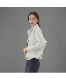 High Neck Zip up Jumper _L.Grey