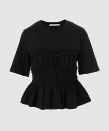 CECILIE BAHNSEN（セシリー バンセン）の「SHORT SLEEVE SMOCK T-SHIRT