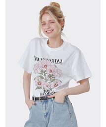 ムグンファグラフィックTシャツ ホワイト