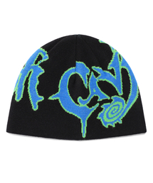 Cavish（カビシ）の「PSYCHE JACQUARD BEANIE BLUE(CV2FSUAB20A)（ニットキャップ/ビーニー）」
