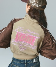 X-girl | WOVEN MIX SWEAT ZIP UP TOP(スウェット)