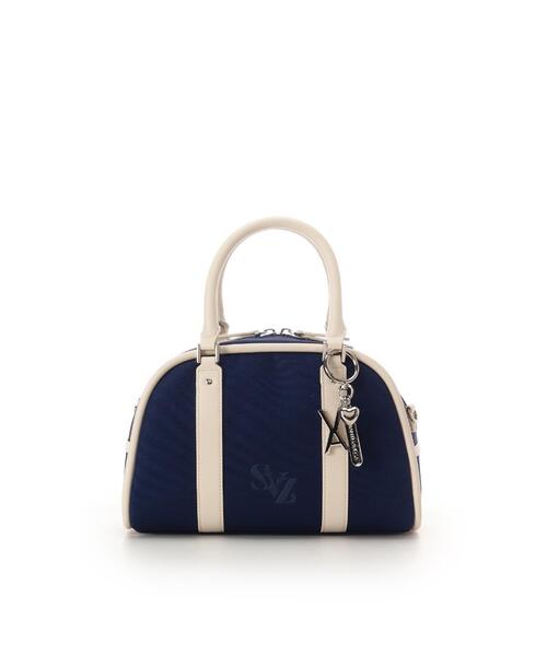 SAMANTHAVEGA（サマンサベガ）の「SAMANTHAVEGA×「VARZAR（バザール）」コラボコレクション ボストンバッグ（ハンドバッグ・レディース・ブラック/ベージュ/ネイビー・FREE）」の3枚目の写真