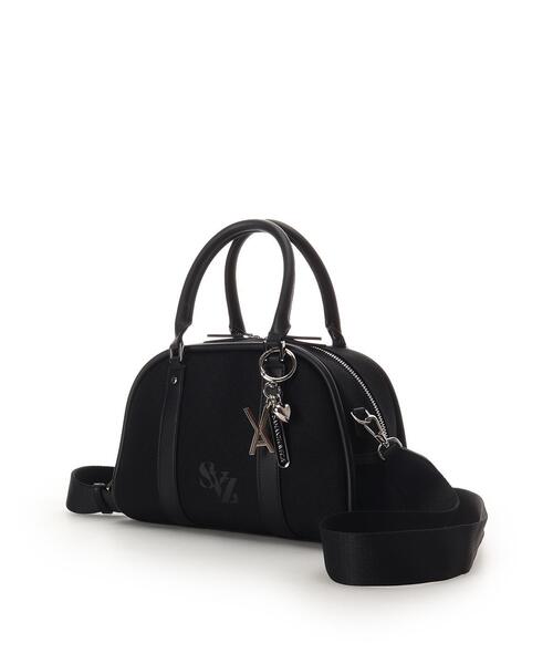 SAMANTHAVEGA（サマンサベガ）の「SAMANTHAVEGA×「VARZAR（バザール）」コラボコレクション ボストンバッグ（ハンドバッグ・レディース・ブラック/ベージュ/ネイビー・FREE）」の4枚目の写真