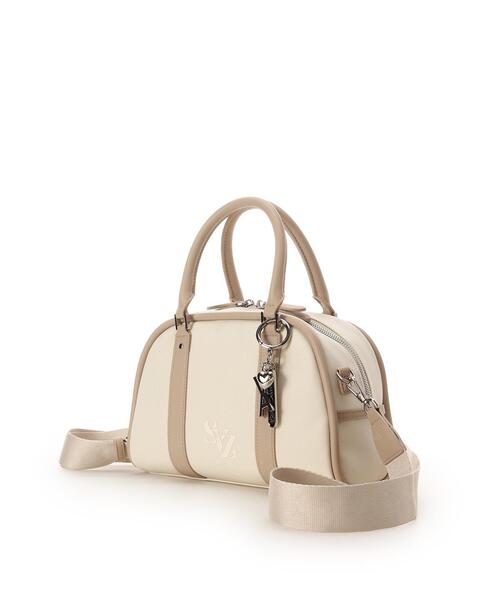 SAMANTHAVEGA（サマンサベガ）の「SAMANTHAVEGA×「VARZAR（バザール）」コラボコレクション ボストンバッグ（ハンドバッグ・レディース・ブラック/ベージュ/ネイビー・FREE）」の10枚目の写真