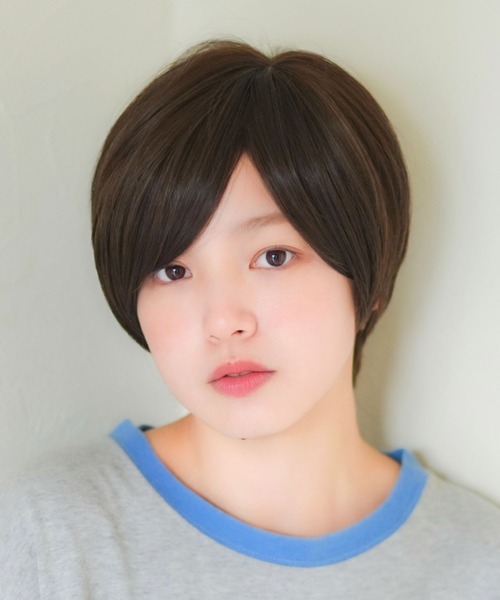 LINEASTORIA（リネアストリア）の「【フルウィッグ・ショート】リラックスウィッグ ショート（ウィッグ・レディース・ブラウン/ダークブラウン/レッド系その他/ブラウン系その他/ブラック・FREE）」の3枚目の写真