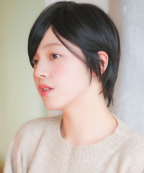 LINEASTORIA（リネアストリア）の「【フルウィッグ・ショート】リラックスウィッグ ショート（ウィッグ・レディース・ブラウン/ダークブラウン/レッド系その他/ブラウン系その他/ブラック・FREE）」の8枚目の写真