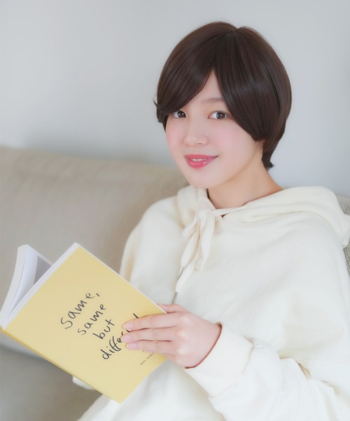 LINEASTORIA（リネアストリア）の「【フルウィッグ・ショート】リラックスウィッグ ショート（ウィッグ・レディース・ブラウン/ダークブラウン/レッド系その他/ブラウン系その他/ブラック・FREE）」の12枚目の写真