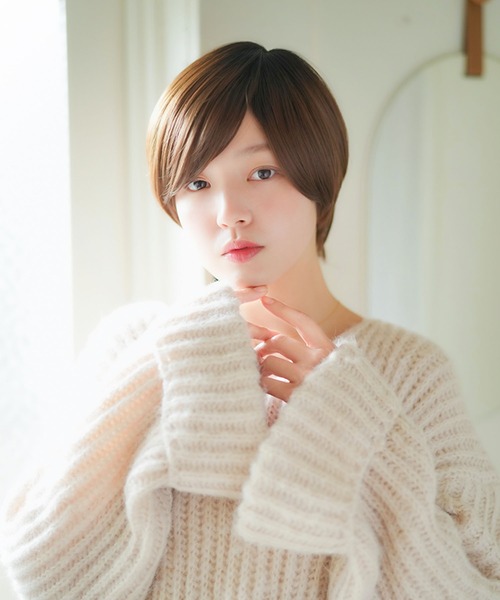 LINEASTORIA（リネアストリア）の「【フルウィッグ・ショート】リラックスウィッグ ショート（ウィッグ・レディース・ブラウン/ダークブラウン/レッド系その他/ブラウン系その他/ブラック・FREE）」の18枚目の写真