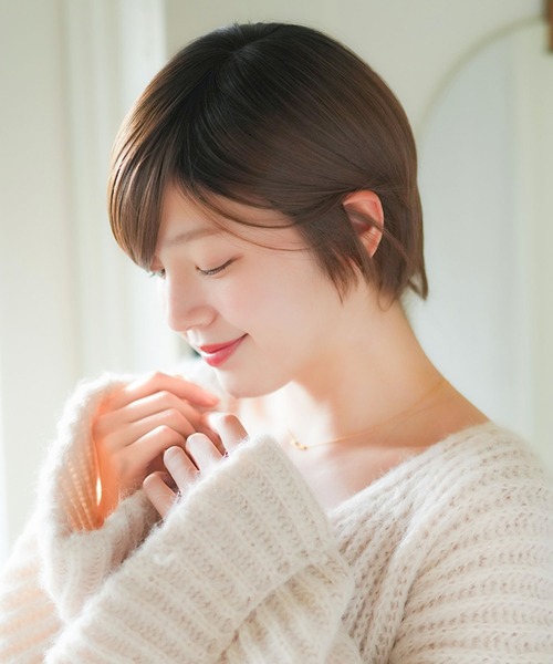 LINEASTORIA（リネアストリア）の「【フルウィッグ・ショート】リラックスウィッグ ショート（ウィッグ・レディース・ブラウン/ダークブラウン/レッド系その他/ブラウン系その他/ブラック・FREE）」の21枚目の写真