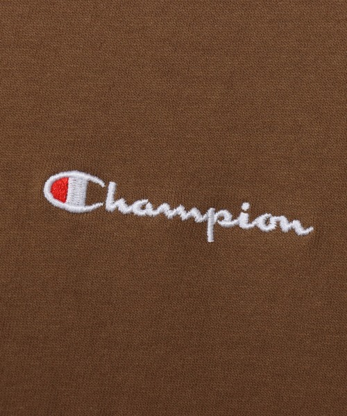 Champion(チャンピオン)の「【Champion/チャンピオン】レディース フレンチスリーブシャツ(Tシャツ/カットソー・レディース・セージグリーン/ブラウン系/スカイブルー/ブラック/ホワイト/オートミール・LARGE/MEDIUM)」の19枚目の写真