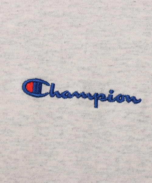 Champion(チャンピオン)の「【Champion/チャンピオン】レディース フレンチスリーブシャツ(Tシャツ/カットソー・レディース・セージグリーン/ブラウン系/スカイブルー/ブラック/ホワイト/オートミール・LARGE/MEDIUM)」の22枚目の写真