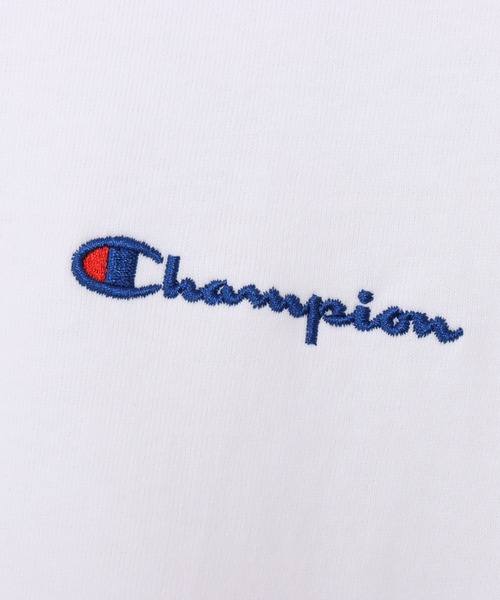 Champion(チャンピオン)の「【Champion/チャンピオン】レディース フレンチスリーブシャツ(Tシャツ/カットソー・レディース・セージグリーン/ブラウン系/スカイブルー/ブラック/ホワイト/オートミール・LARGE/MEDIUM)」の16枚目の写真