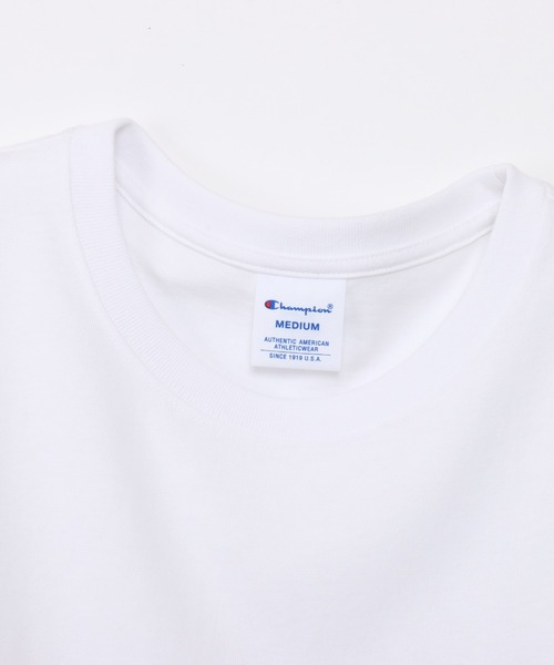 Champion(チャンピオン)の「【Champion/チャンピオン】レディース フレンチスリーブシャツ(Tシャツ/カットソー・レディース・セージグリーン/ブラウン系/スカイブルー/ブラック/ホワイト/オートミール・LARGE/MEDIUM)」の18枚目の写真