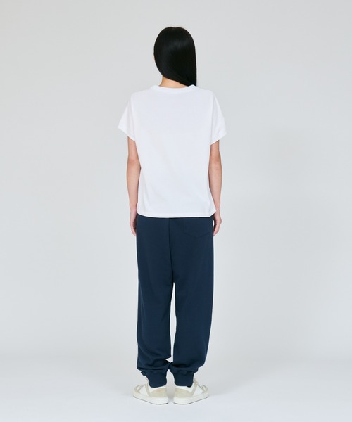 Champion(チャンピオン)の「【Champion/チャンピオン】レディース フレンチスリーブシャツ(Tシャツ/カットソー・レディース・セージグリーン/ブラウン系/スカイブルー/ブラック/ホワイト/オートミール・LARGE/MEDIUM)」の14枚目の写真