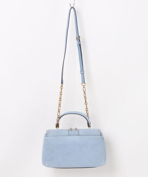 MICHAEL KORS(マイケルコース)の「TRIBECA レザー サッチェル ミディアム(ハンドバッグ・レディース・ブルー系・FREE)」の5枚目の写真