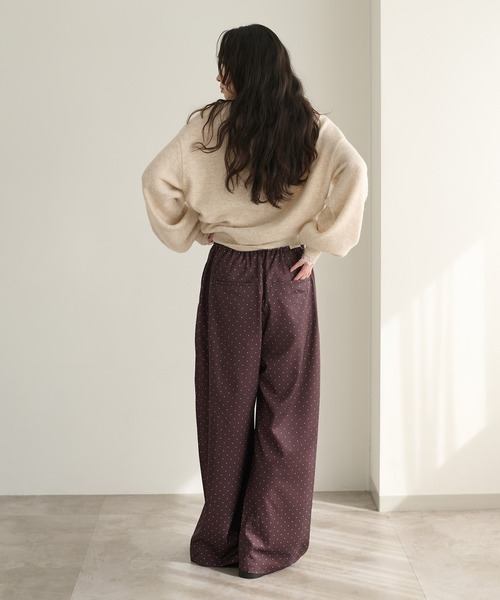 apres jour clair(アプレジュールクレア)の「【apres jour clair】【前後2WAY】レースドッキングニット(ニット/セーター・レディース・チャコールグレー/ブラウン系その他/アイボリー・フリー/X-LARGE)」の12枚目の写真