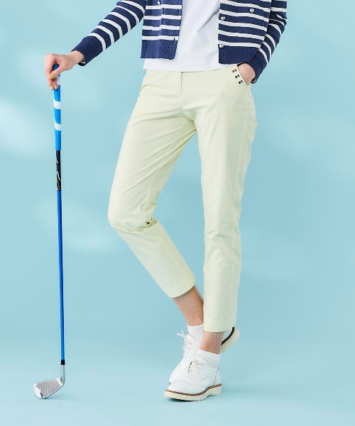 Picone CLUB(ピッコーネクラブ)の「UV冷感スパンライクチノパンツ(その他パンツ・レディース・ベージュ/イエロー/ネイビー/ホワイト・S/M/L/LL)」の4枚目の写真