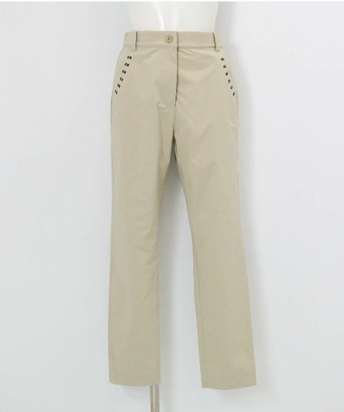 Picone CLUB(ピッコーネクラブ)の「UV冷感スパンライクチノパンツ(その他パンツ・レディース・ベージュ/イエロー/ネイビー/ホワイト・S/M/L/LL)」の6枚目の写真