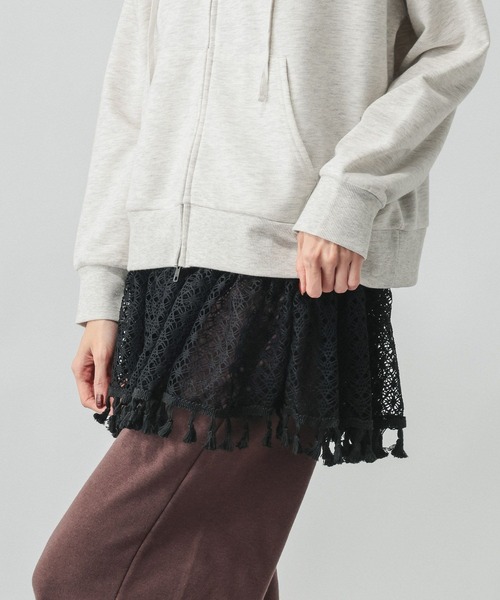 GLOBAL WORK（グローバルワーク）の「フリンジマルチベルト/ビスチェ/642631（ベルト・レディース・ブラック/オフホワイト・FREE）」の6枚目の写真