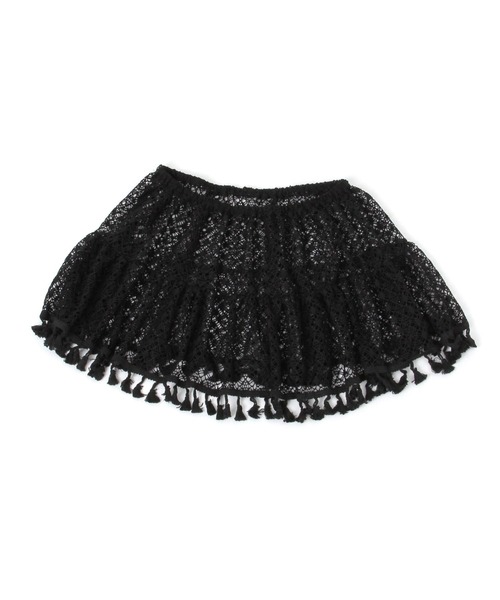 GLOBAL WORK（グローバルワーク）の「フリンジマルチベルト/ビスチェ/642631（ベルト・レディース・ブラック/オフホワイト・FREE）」の8枚目の写真