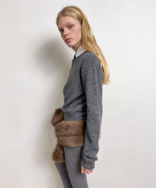 DIAGONAL(ダイアゴナル)の「TWO WAY OFF SHOULDER KNIT (charcoal)(ニット/セーター・レディース・その他・FREE)」の11枚目の写真
