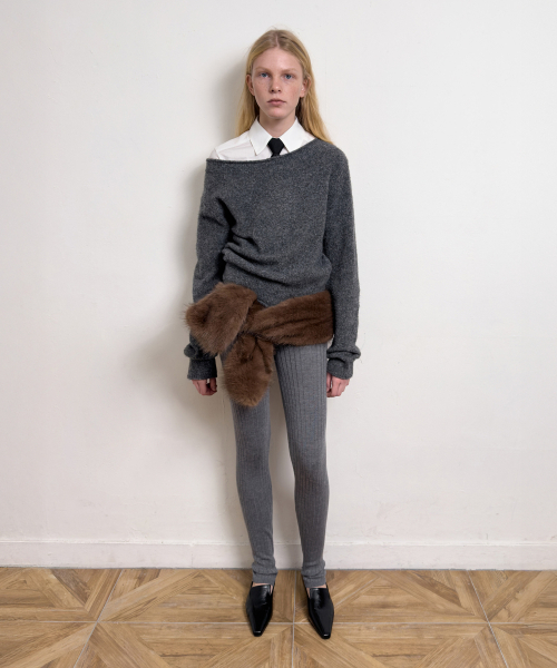 DIAGONAL(ダイアゴナル)の「TWO WAY OFF SHOULDER KNIT (charcoal)(ニット/セーター・レディース・その他・FREE)」の9枚目の写真