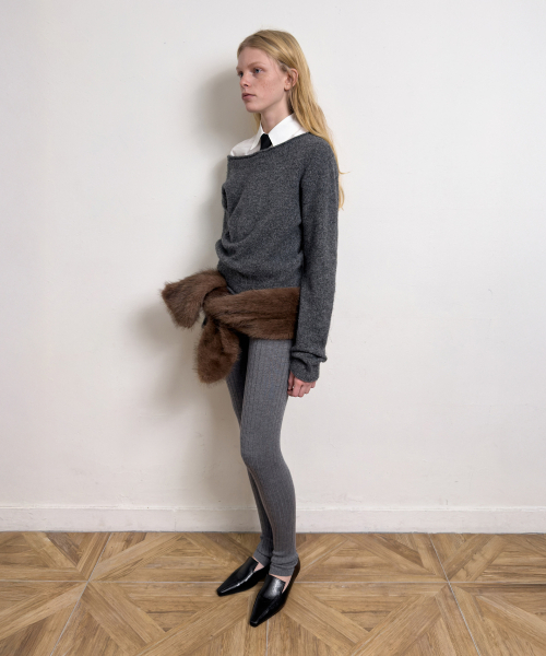 DIAGONAL(ダイアゴナル)の「TWO WAY OFF SHOULDER KNIT (charcoal)(ニット/セーター・レディース・その他・FREE)」の8枚目の写真