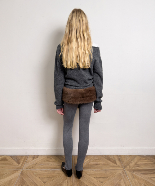 DIAGONAL(ダイアゴナル)の「TWO WAY OFF SHOULDER KNIT (charcoal)(ニット/セーター・レディース・その他・FREE)」の7枚目の写真