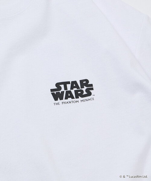 FREAK'S STORE(フリークスストア)の「限定展開 STAR WARS EPISODE 1/スターウォーズ 別注 ビッグシルエット バックプリント クルーネックTシャツ(Tシャツ/カットソー・メンズ・杢グレー/ホワイト/ブラック・LARGE/MEDIUM/SMALL)」の20枚目の写真