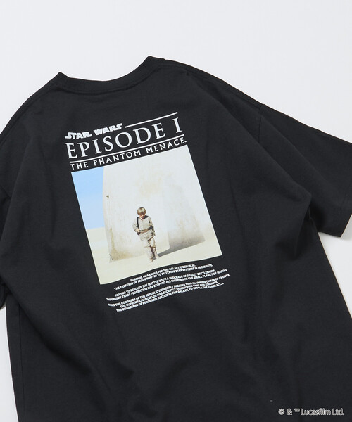 FREAK'S STORE(フリークスストア)の「限定展開 STAR WARS EPISODE 1/スターウォーズ 別注 ビッグシルエット バックプリント クルーネックTシャツ(Tシャツ/カットソー・メンズ・杢グレー/ホワイト/ブラック・LARGE/MEDIUM/SMALL)」の16枚目の写真