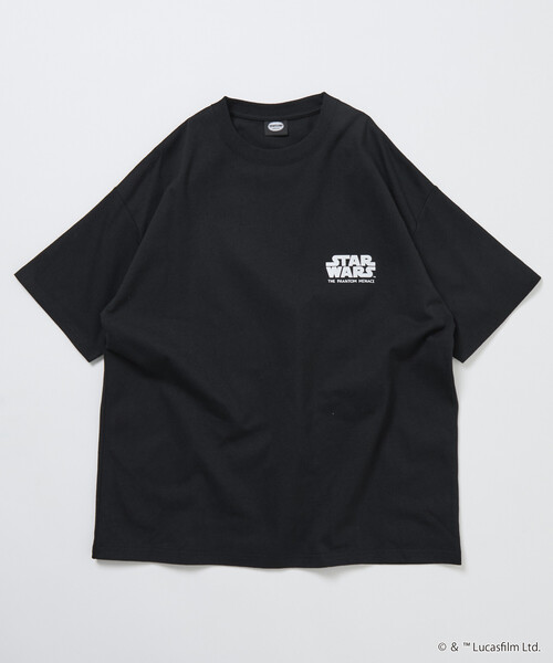 FREAK'S STORE(フリークスストア)の「限定展開 STAR WARS EPISODE 1/スターウォーズ 別注 ビッグシルエット バックプリント クルーネックTシャツ(Tシャツ/カットソー・メンズ・杢グレー/ホワイト/ブラック・LARGE/MEDIUM/SMALL)」の19枚目の写真